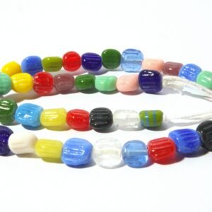 Glass mix coin gepeng garis