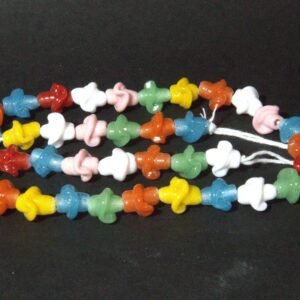 Glass mix flower shape