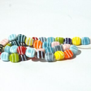 Glass mix triangle garis medium