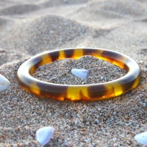 Gelang resin amber 10mm