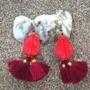 Anting resin salak rumbai