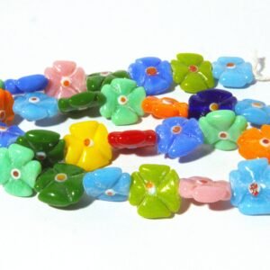 Glass Mawar Gepeng Campur