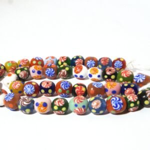 Glass Round Millefiori